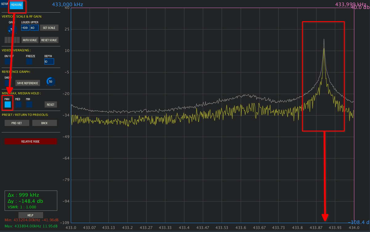 Spektrum - Fonction &ldquo;Max&rdquo;